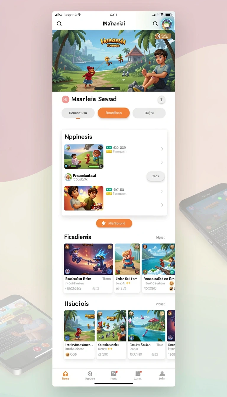 Beragam pilihan permainan menarik dalam aplikasi serubet APK Terbaru untuk Android Tanpa Iklan.