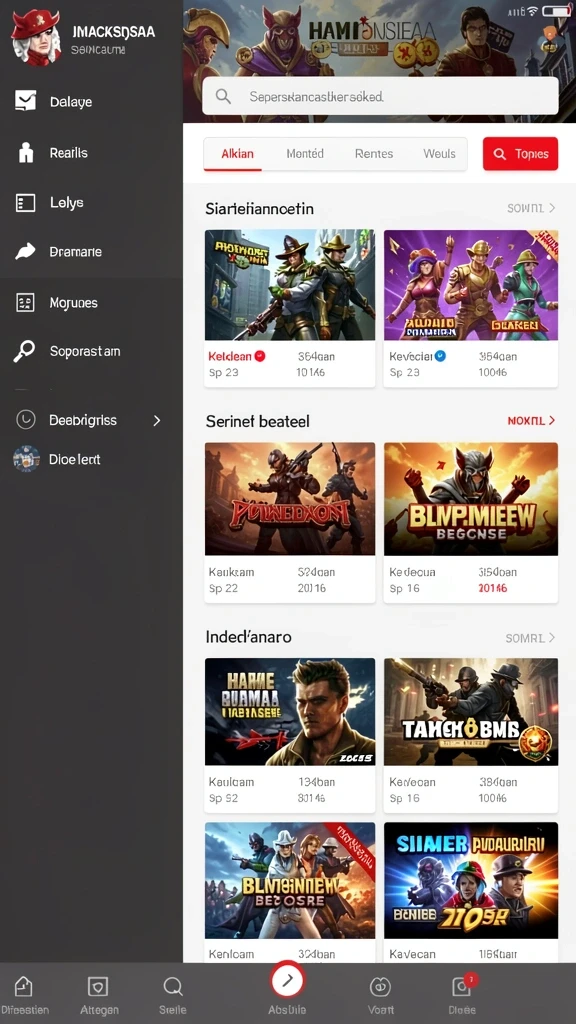 Beragam pilihan permainan menarik dalam aplikasi rp886 Terbaru untuk Android: Download APK Gratis.