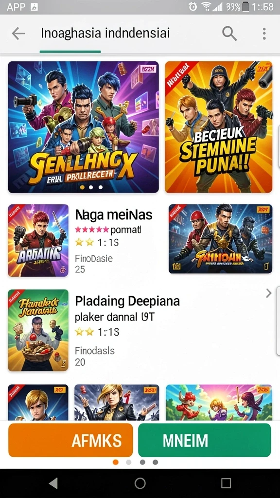Beragam pilihan permainan menarik dalam aplikasi hokihebat APK Full Version untuk Android.