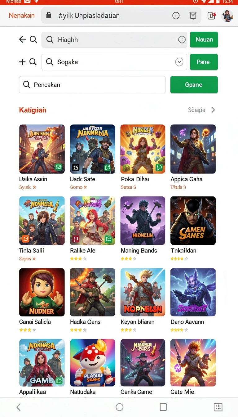 Beragam pilihan permainan menarik dalam aplikasi warungjackpot APK Terbaru untuk Perangkat Android.