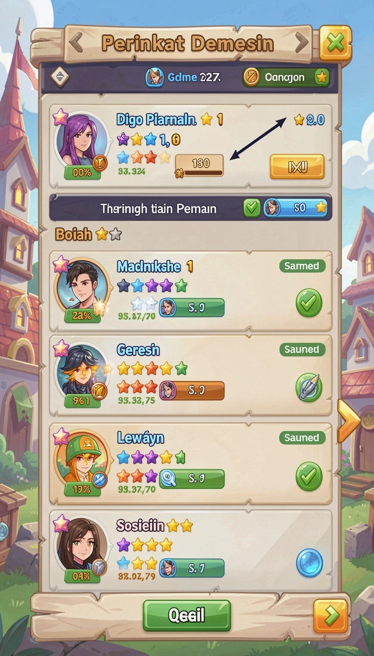 Beragam pilihan permainan menarik dalam aplikasi akunjp APK Versi Terbaru untuk Android 2026.