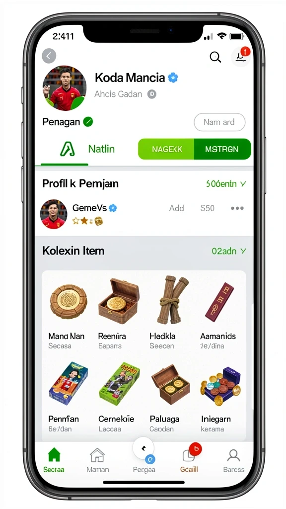 Beragam pilihan permainan menarik dalam aplikasi Aplikasi kilauwin Ringan untuk Android.